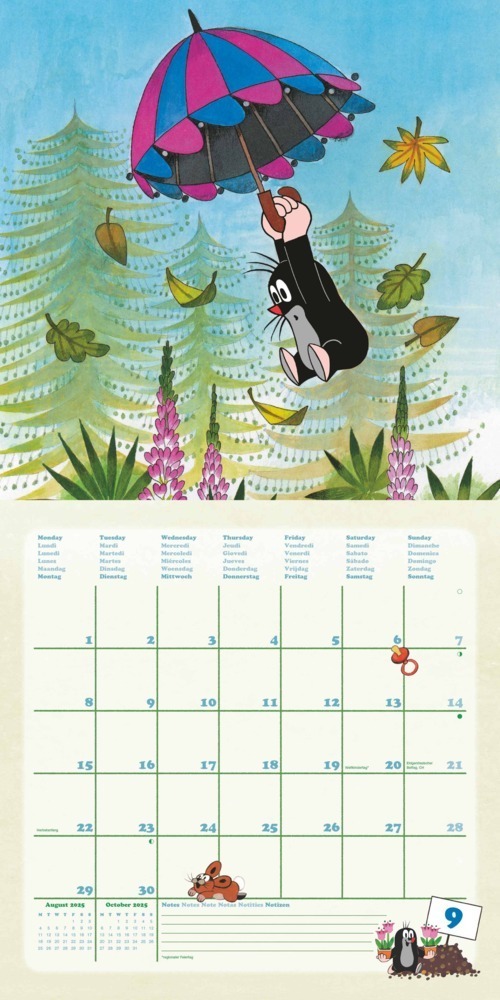 Bild: 4002725987976 | Der kleine Maulwurf 2025 - Wand-Kalender - Broschüren-Kalender -...