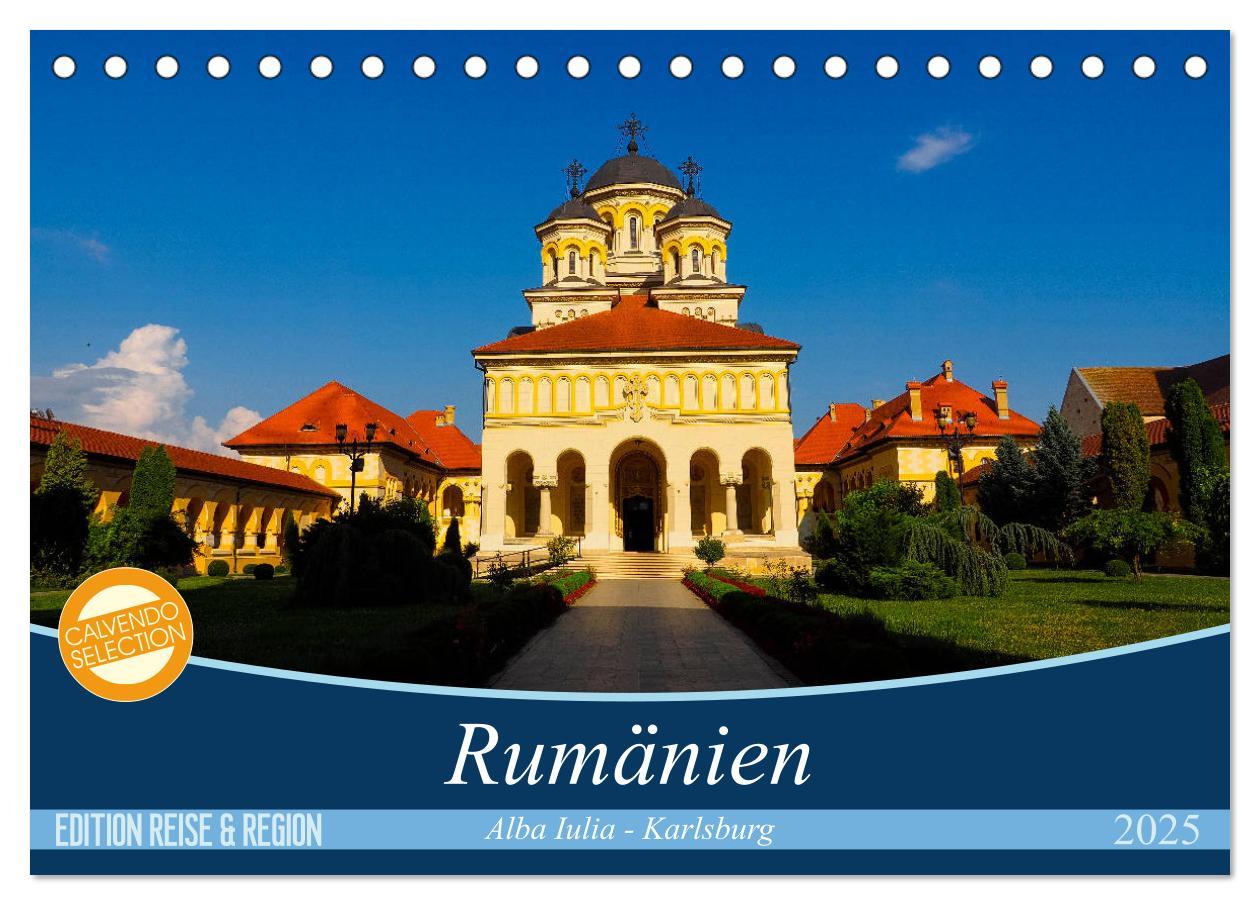 Cover: 9783435418381 | Rumänien, Alba Iulia - Karlsburg (Tischkalender 2025 DIN A5 quer),...