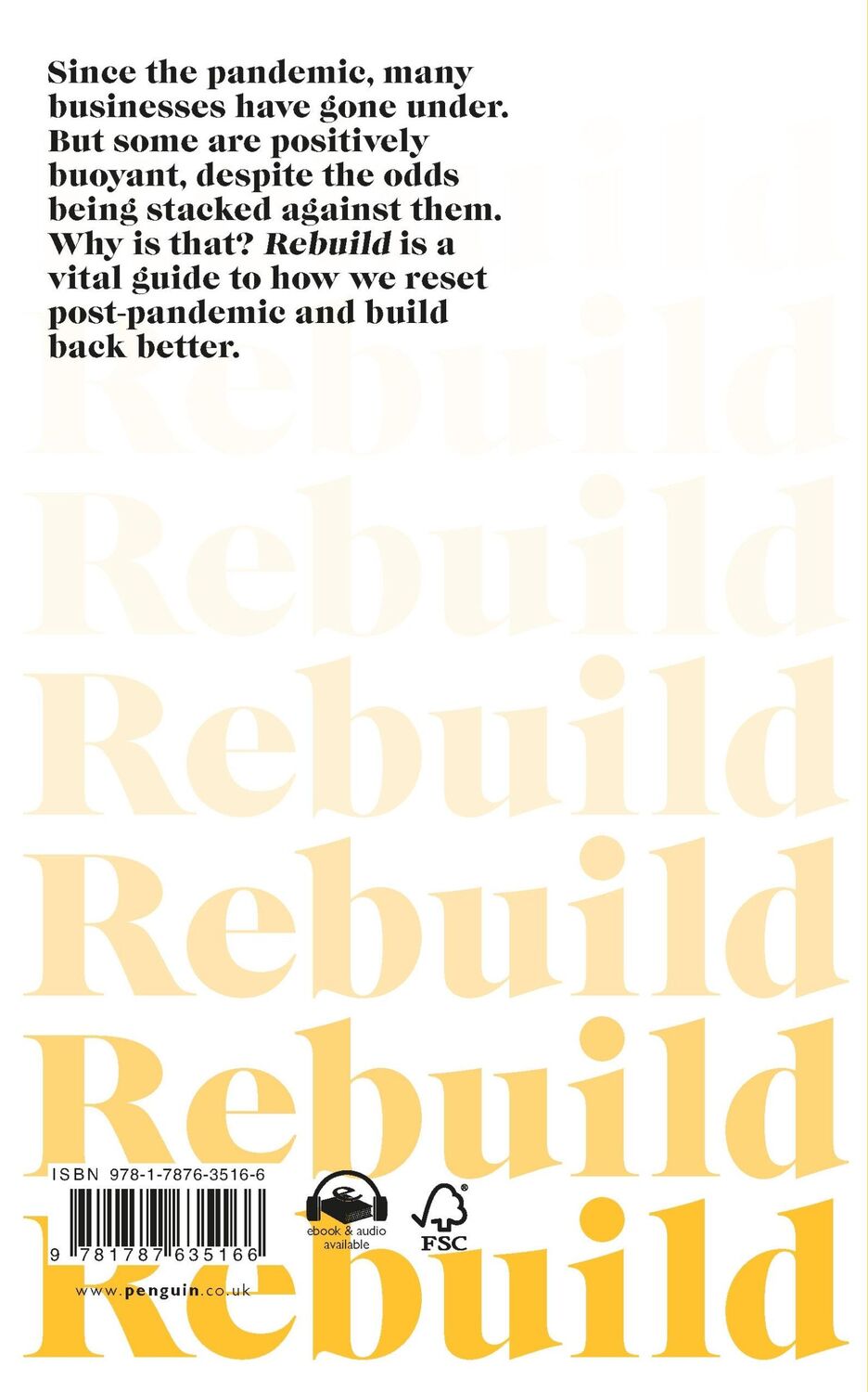 Rückseite: 9781787635166 | Rebuild | How to thrive in the new Kindness Economy | Mary Portas