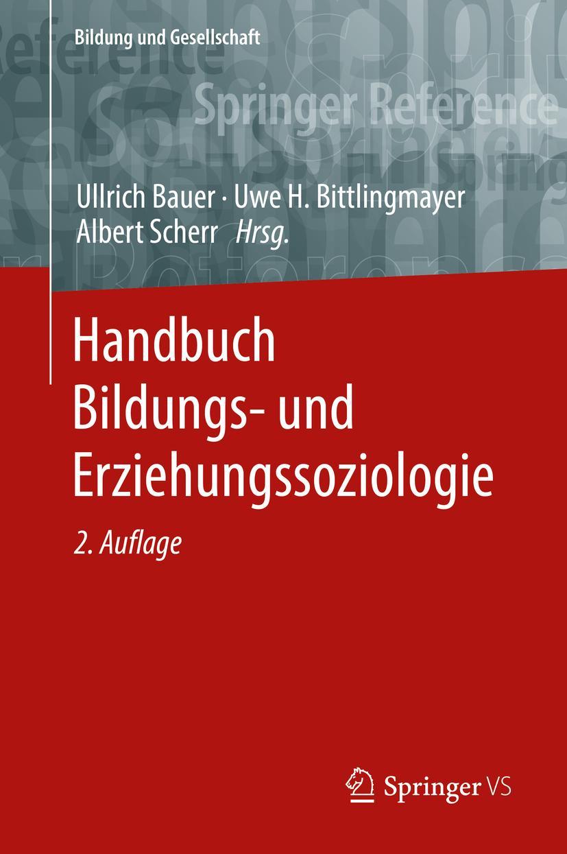 Cover: 9783658309022 | Handbuch Bildungs- und Erziehungssoziologie | Ullrich Bauer (u. a.)