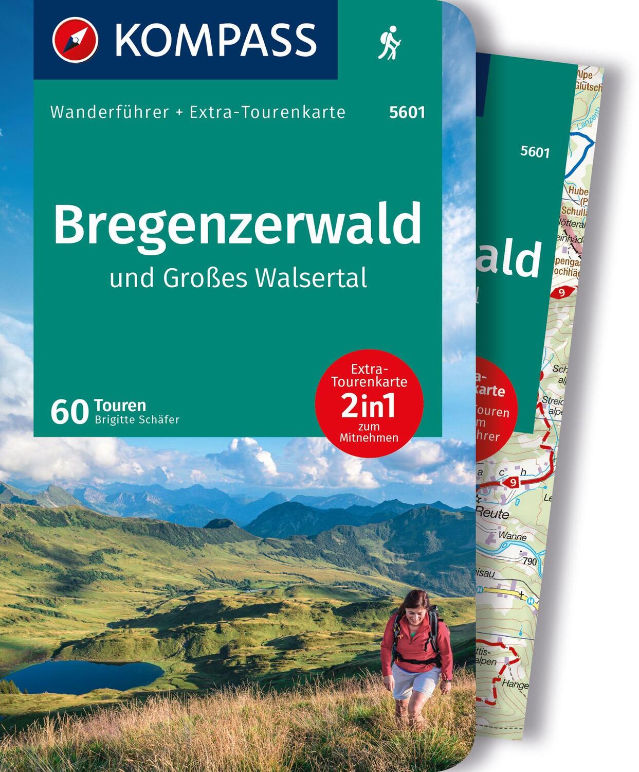 Cover: 9783991219286 | KOMPASS Wanderführer Bregenzerwald und Großes Walsertal, 60 Touren