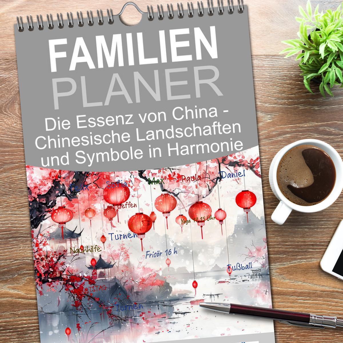 Bild: 9783457193501 | Familienplaner 2025 - Die Essenz von China - Chinesische...