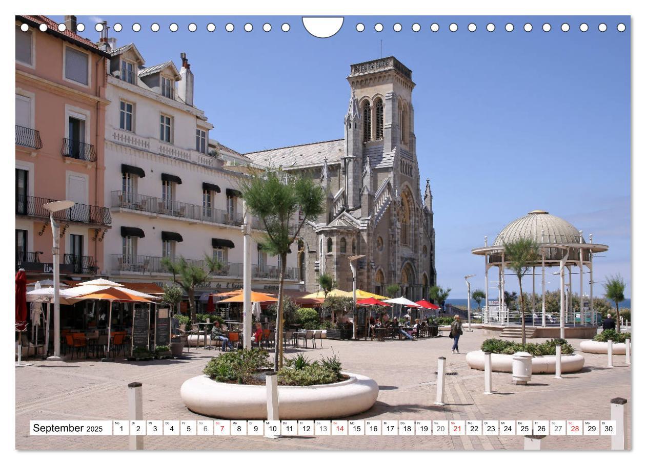 Bild: 9783435305230 | Biarritz (Wandkalender 2025 DIN A4 quer), CALVENDO Monatskalender