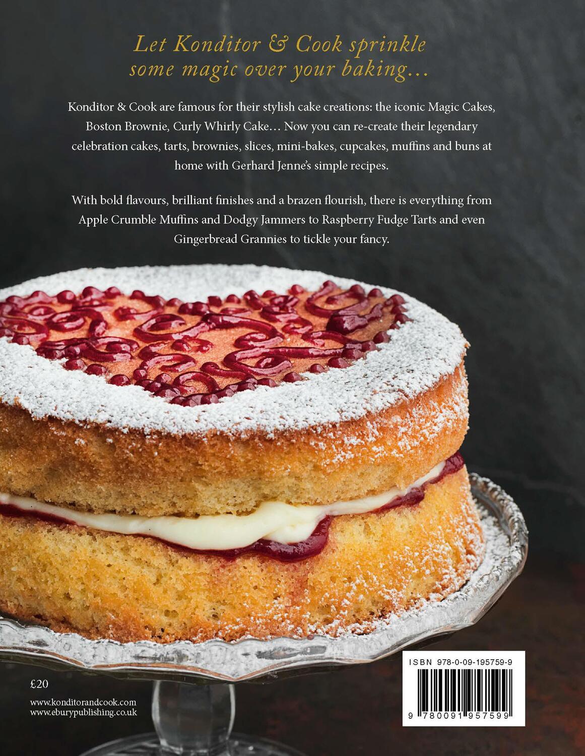 Rückseite: 9780091957599 | Konditor & Cook | Deservedly Legendary Baking | Gerhard Jenne | Buch