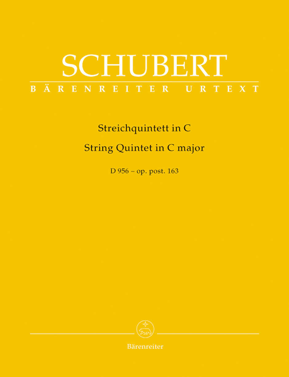 Cover: 9790006472789 | String Quintet C major op. post 163 D 956 | Urtext | Franz Schubert