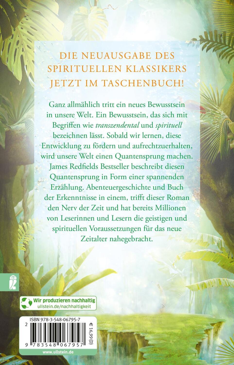 Rückseite: 9783548067957 | Die Prophezeiungen von Celestine | James Redfield | Taschenbuch | 2023