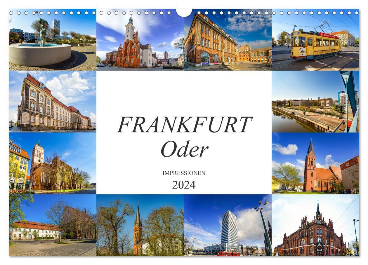 Cover: 9783675566545 | Frankfurt Oder Impressionen (Wandkalender 2024 DIN A3 quer),...