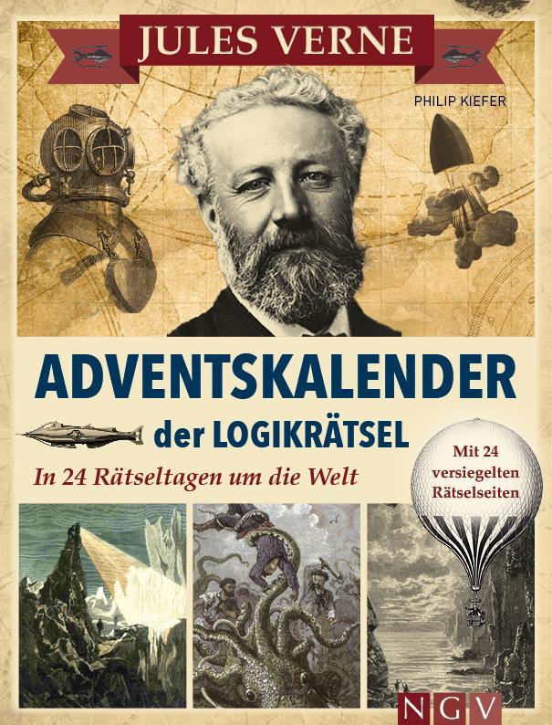 Cover: 9783625196051 | Jules Verne Adventskalender der Logikrätsel | Philip Kiefer | Buch