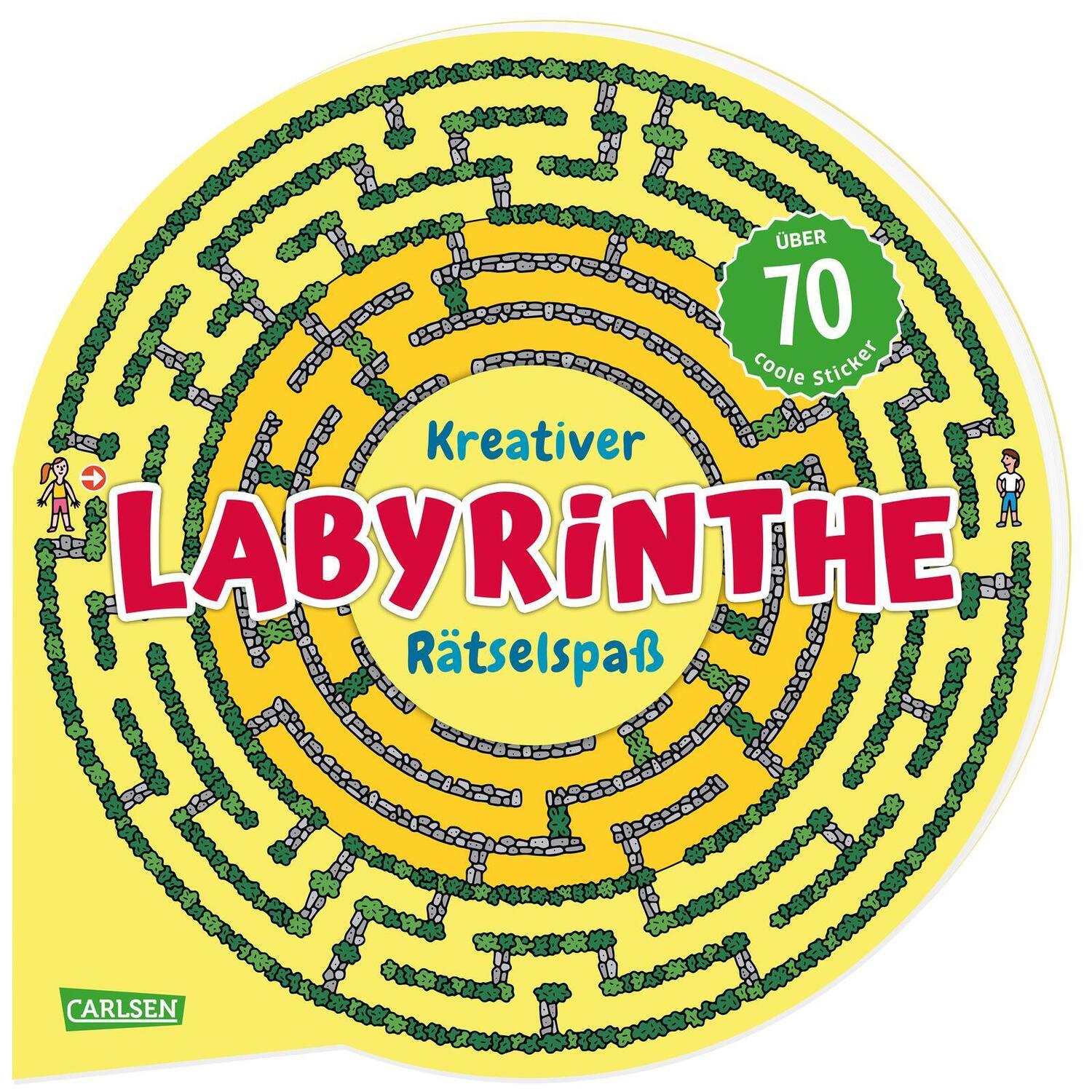 Cover: 9783551191663 | Kreativer Labyrinthe-Rätselspaß | Anton Poitier | Taschenbuch | 2023