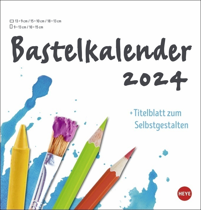 Cover: 9783756402021 | Bastelkalender 2024 weiß mittel. Blanko-Kalender zum Basteln mit...