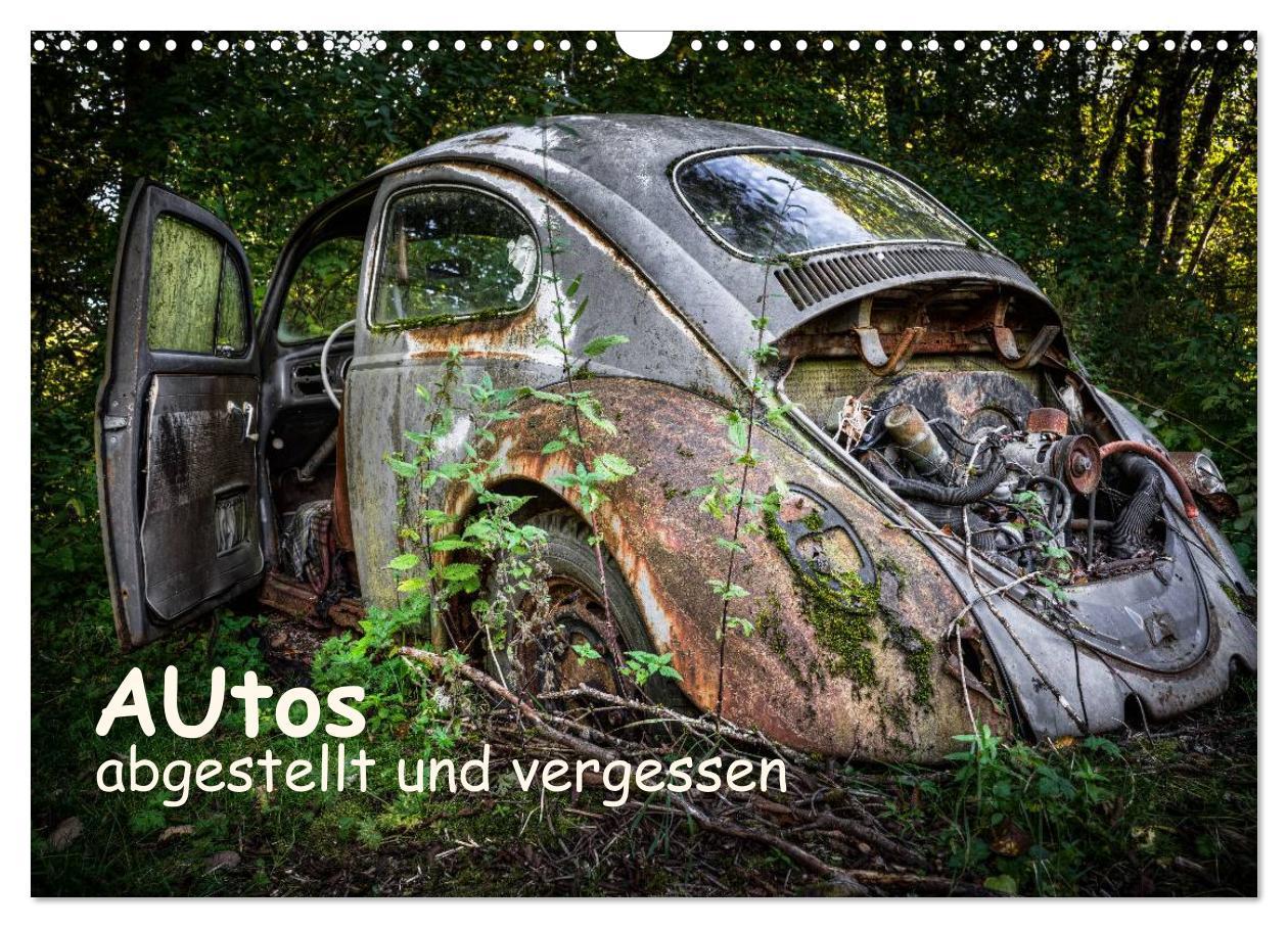 Cover: 9783435556717 | Autos, abgestellt und vergessen (Wandkalender 2025 DIN A3 quer),...