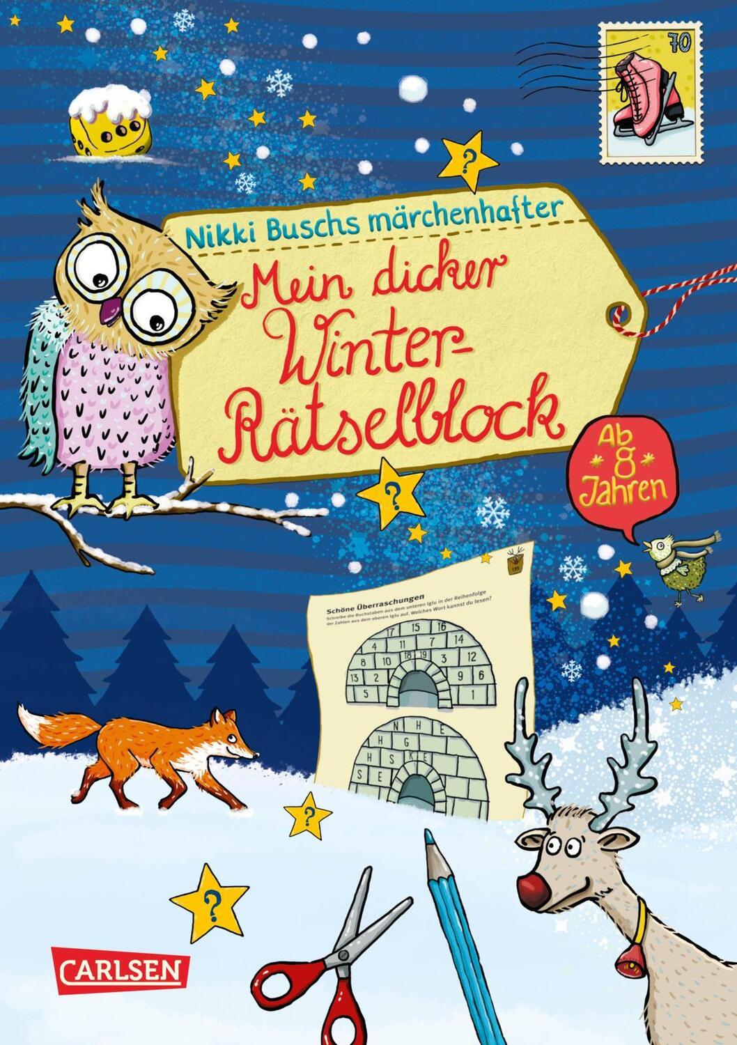 Cover: 9783551192097 | Mein dicker Winter-Rätselblock | Nikki Busch | Taschenbuch | 160 S.