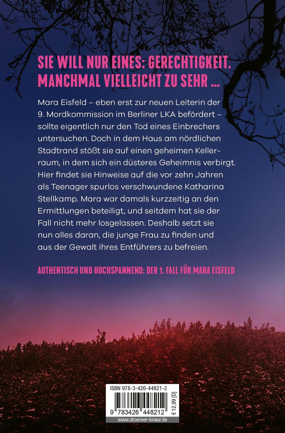 Rückseite: 9783426448212 | Eisfeld - Der Fall Katharina S. | Steffen Weinert | Taschenbuch | 2024