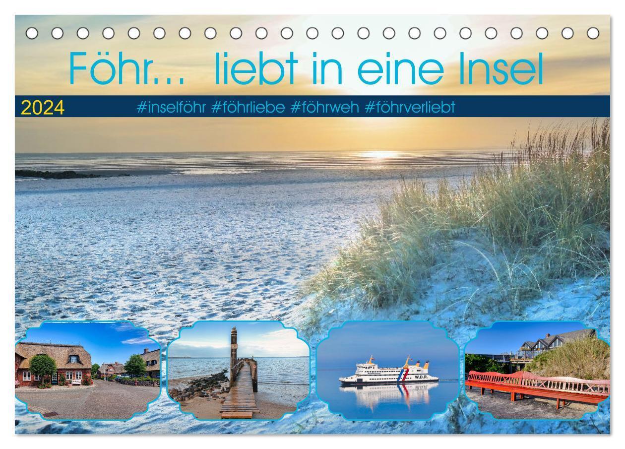 Cover: 9783675426573 | Föhr... liebt in eine Insel (Tischkalender 2024 DIN A5 quer),...