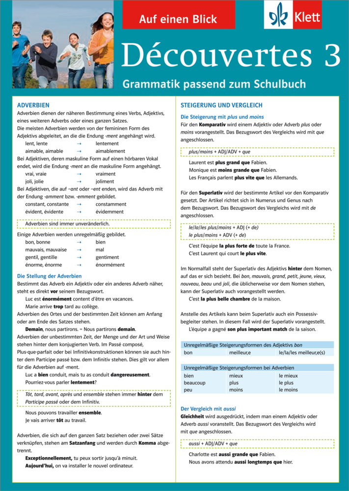 Cover: 9783129260715 | Auf einen Blick: Grammatik passend zum Schulbuch | Stück | Deutsch
