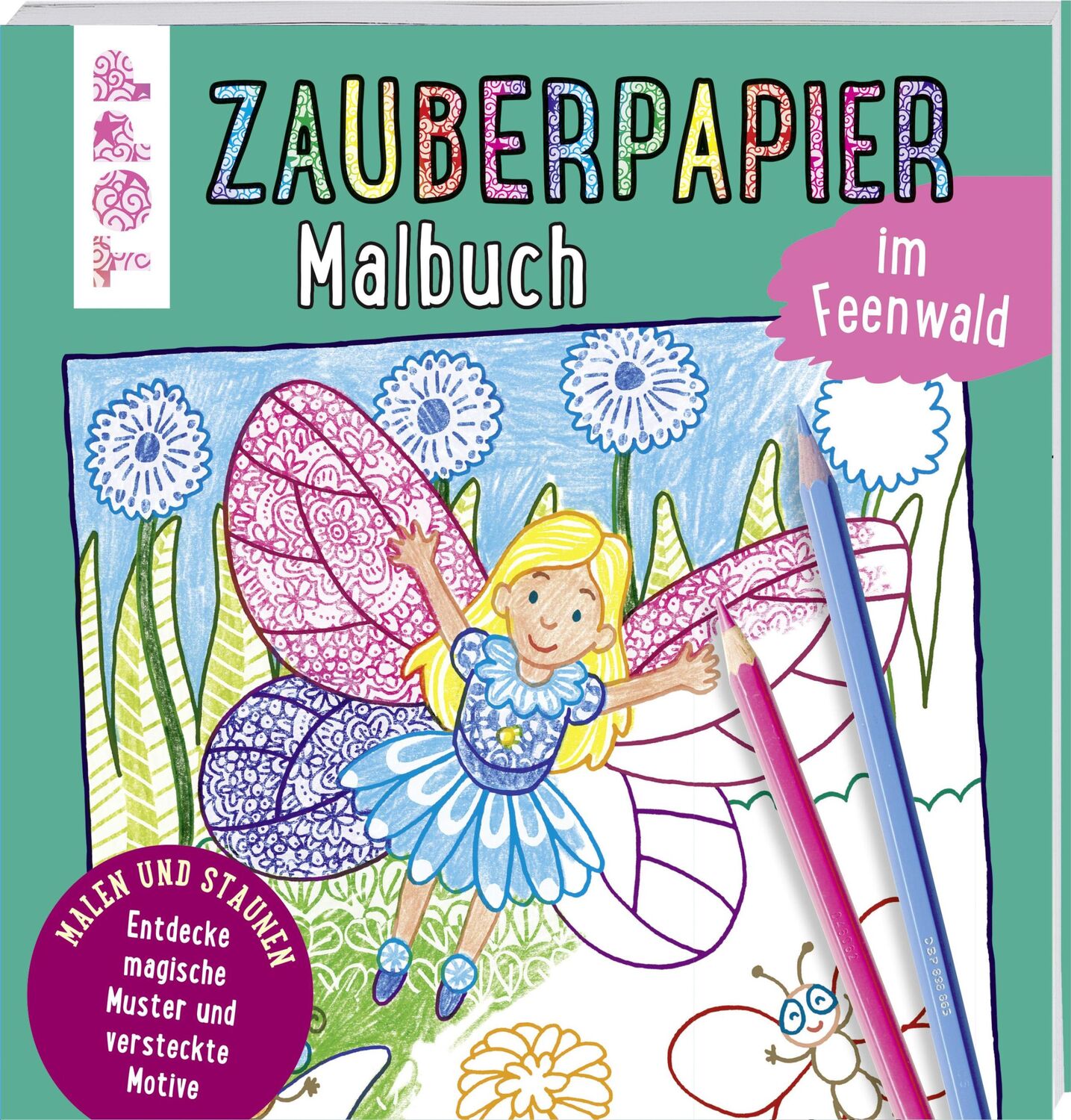 Cover: 9783772484254 | Zauberpapier Malbuch im Feenwald | Norbert Pautner | Taschenbuch