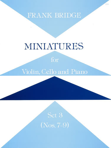 Cover: 9790220202070 | Miniatures For Violin, Cello And Piano - Set 3 | Frank Bridge | Buch