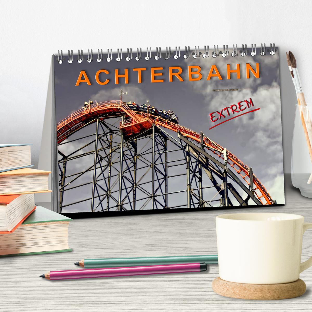 Bild: 9783435272501 | Achterbahn - extrem (Tischkalender 2025 DIN A5 quer), CALVENDO...