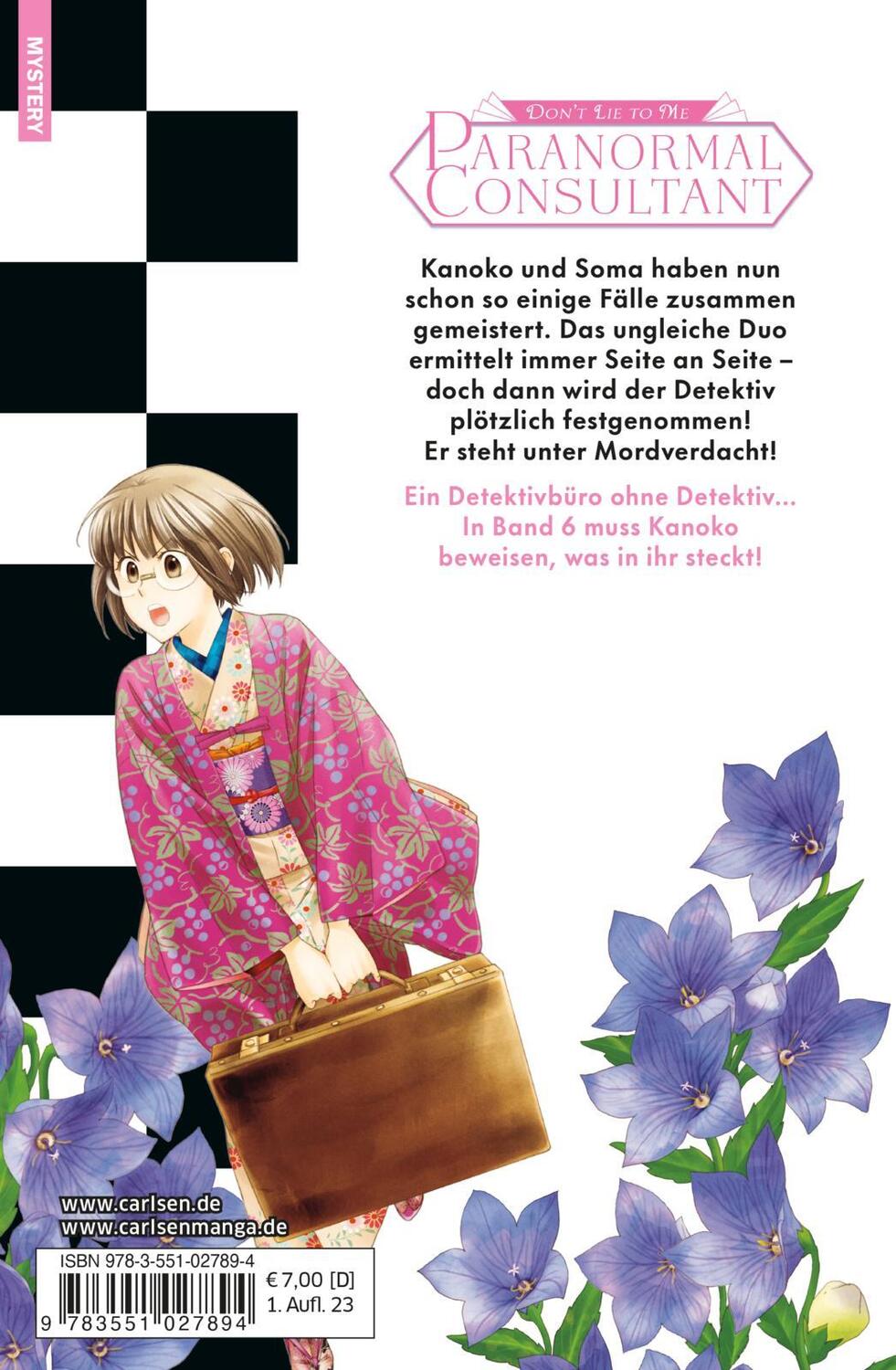 Rückseite: 9783551027894 | Don't Lie to Me - Paranormal Consultant 6 | Ritsu Miyako | Taschenbuch