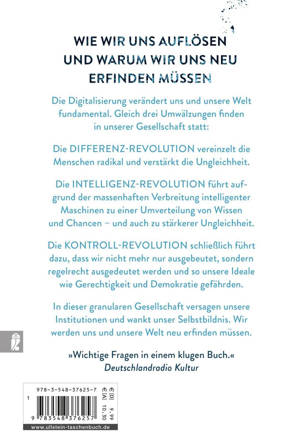 Rückseite: 9783548376257 | Die granulare Gesellschaft | Christoph Kucklick | Taschenbuch | 2016