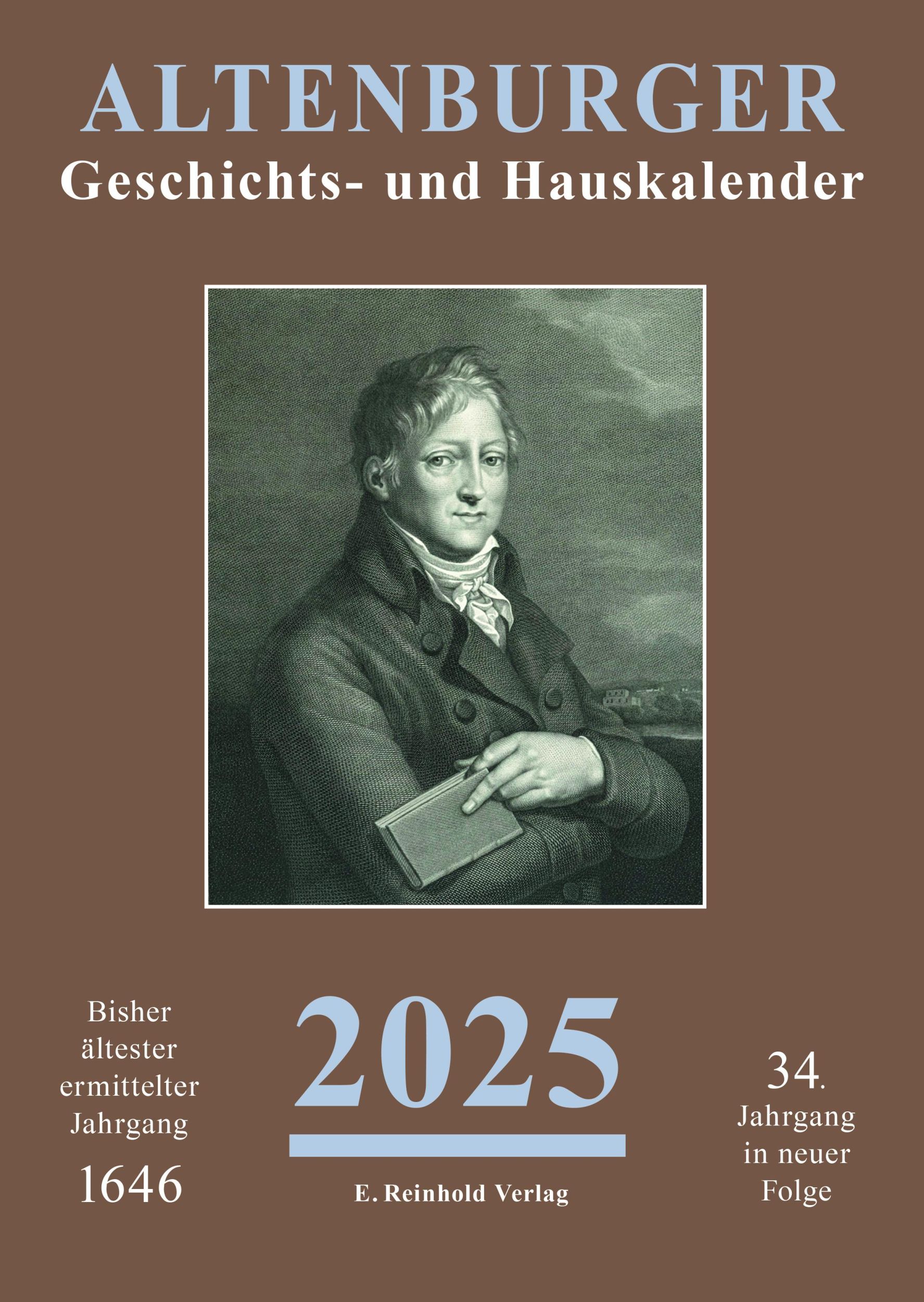 Cover: 9783957550927 | Altenburger Geschichts- und Hauskalender 2025 | Autorenkollektiv