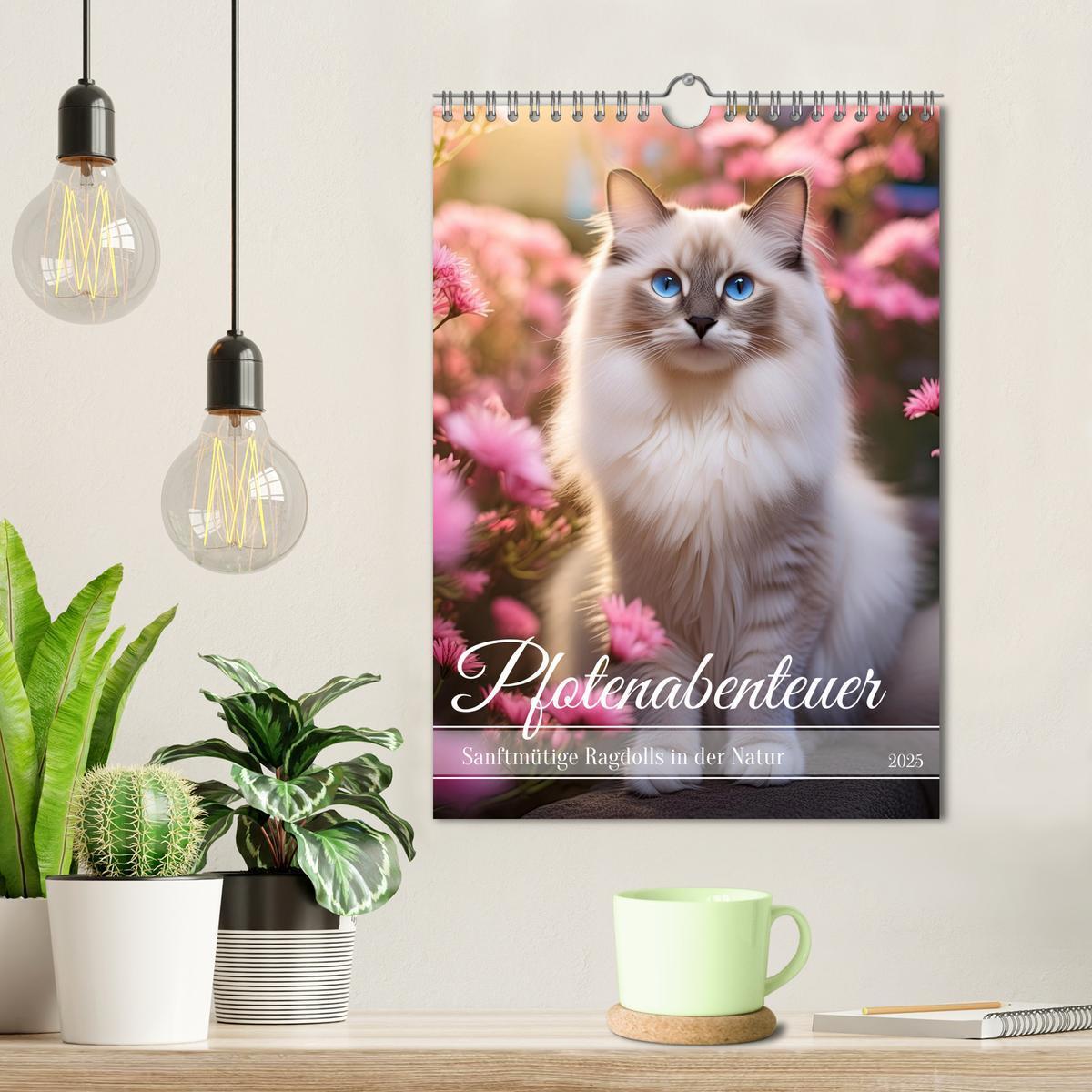 Bild: 9783383833274 | Pfotenabenteuer - Ragdolls in der Natur (Wandkalender 2025 DIN A4...