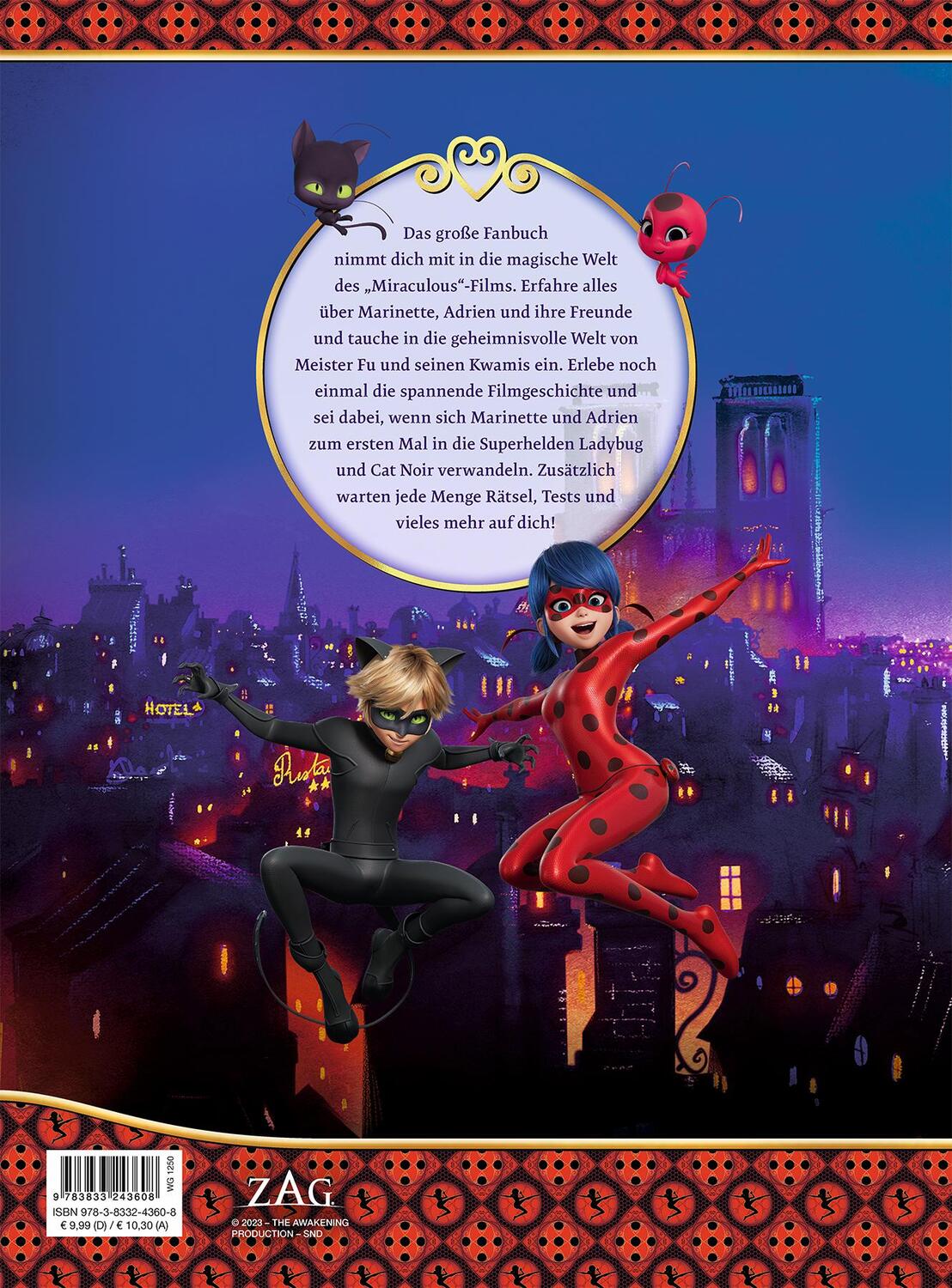 Rückseite: 9783833243608 | Miraculous: Ladybug & Cat Noir Der Film: Mein großes Fanbuch zum Film