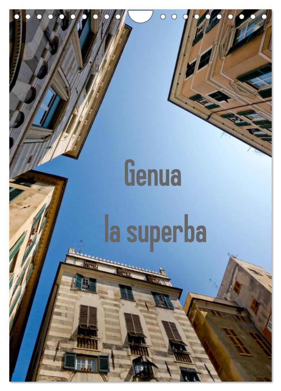 Cover: 9783457069059 | Genua - la superba (Wandkalender 2025 DIN A4 hoch), CALVENDO...