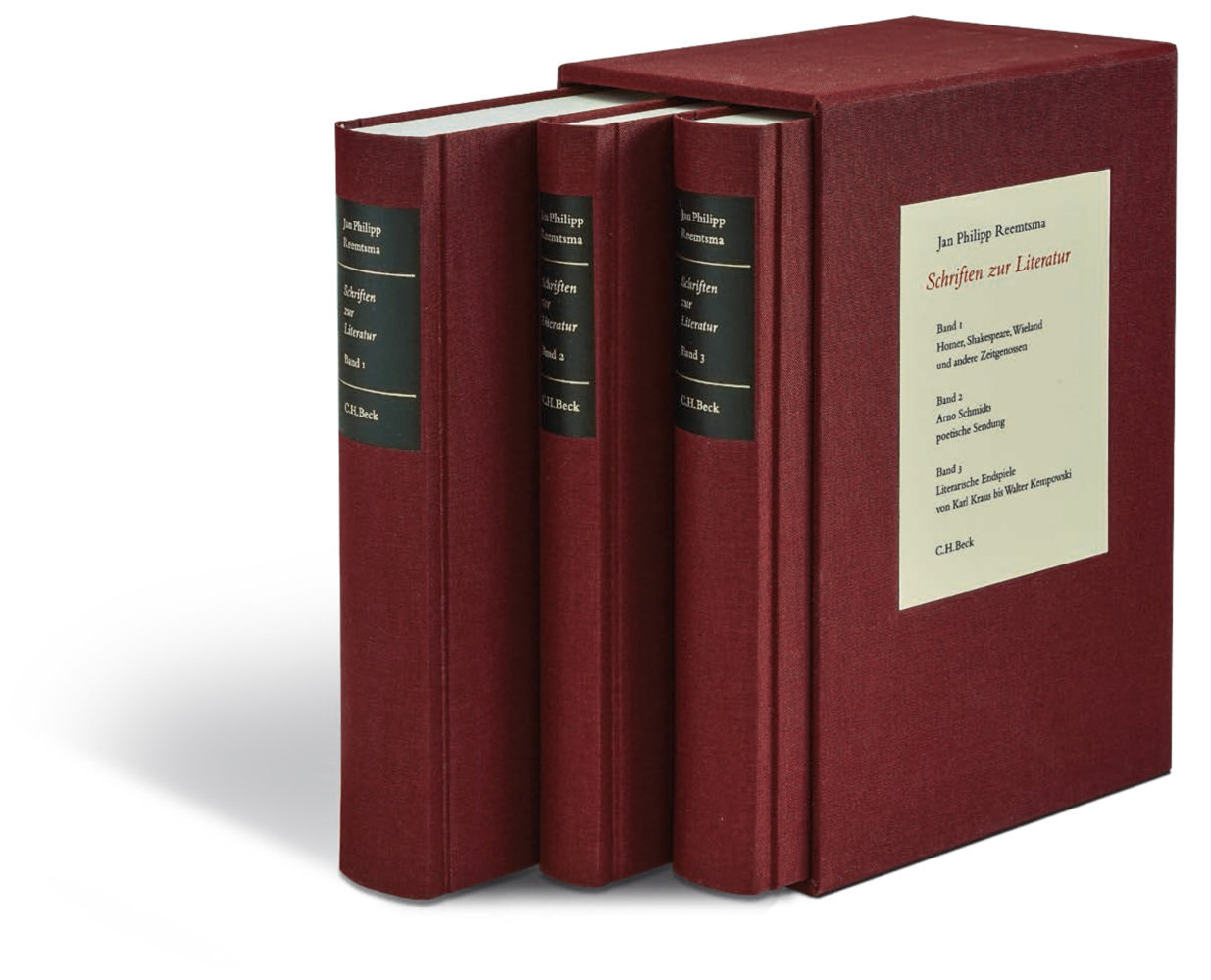 Cover: 9783406683305 | Schriften zur Literatur Gesamtwerk, 3 Bde. | Jan Philipp Reemtsma