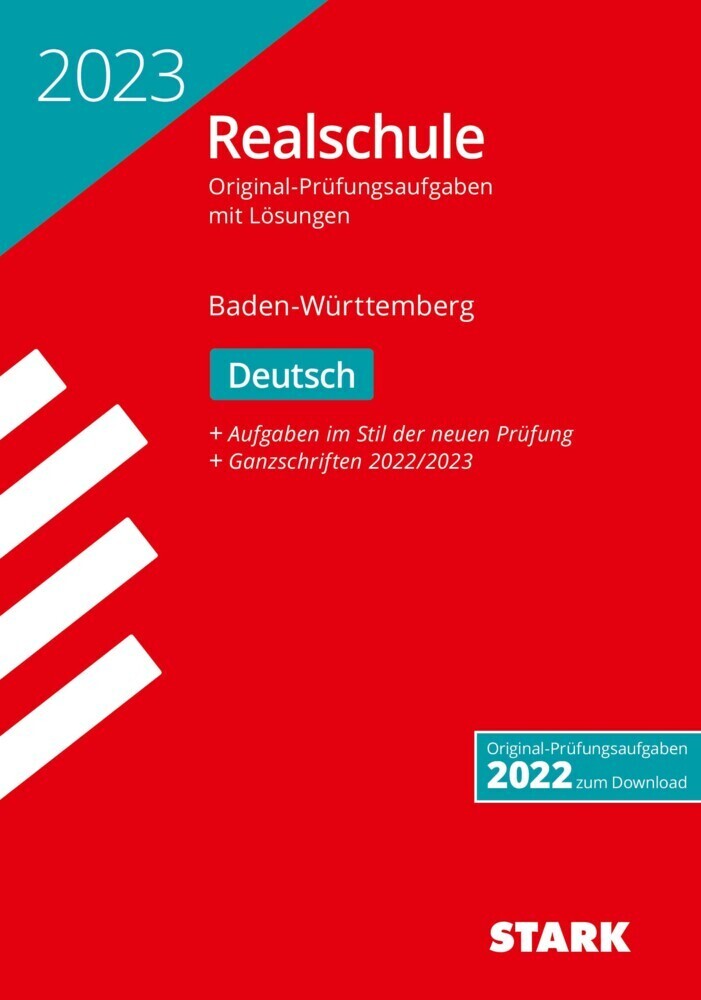 Cover: 9783849054762 | STARK Original-Prüfungen Realschule 2023 - Deutsch - BaWü | Buch