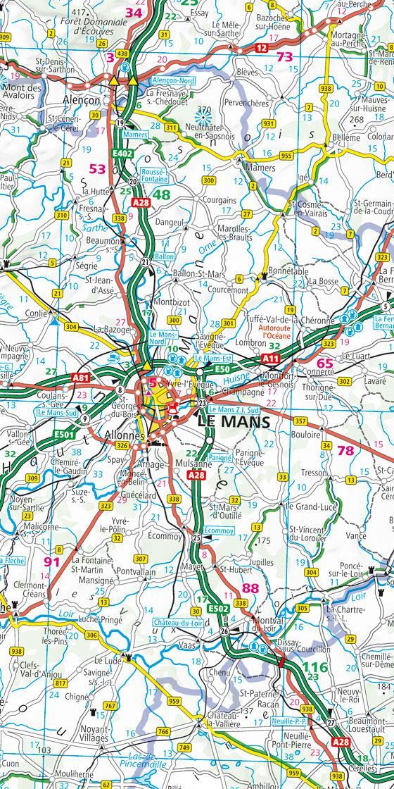 Bild: 9783259012383 | Kümmerly+Frey Strassenkarte Frankreich Nord+Süd 1:600.000 | AG | 2024