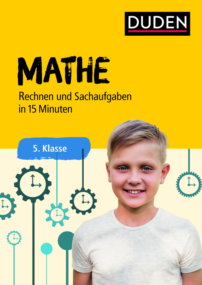 Cover: 9783411728534 | Mathe in 15 Minuten - Rechnen und Sachaufgaben 5. Klasse | Taschenbuch