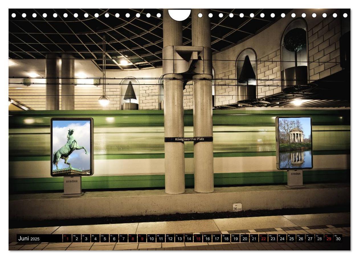 Bild: 9783435737376 | U-Bahn-Stationen Hannover (Wandkalender 2025 DIN A4 quer), CALVENDO...