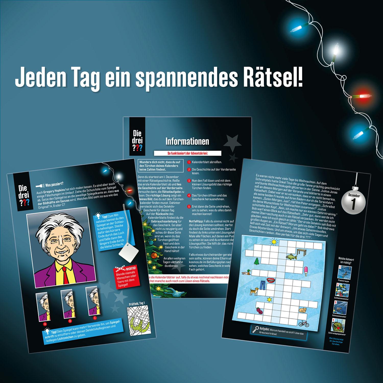 Bild: 4002051632571 | Die drei ??? Adventskalender | Spiel | Deutsch | Franckh-Kosmos