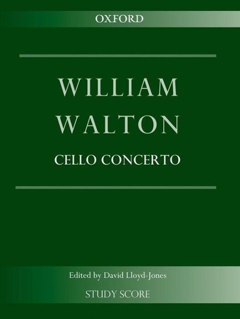 Cover: 9780193398139 | Cello Concerto | William Walton Edition | William Walton | Englisch