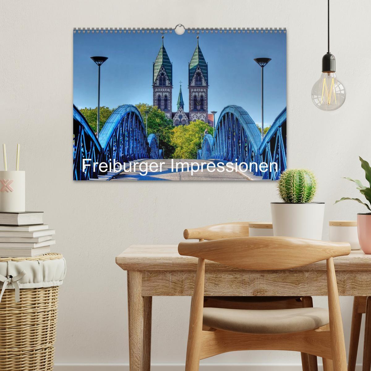 Bild: 9783435838844 | Freiburger Impressionen (Wandkalender 2025 DIN A3 quer), CALVENDO...