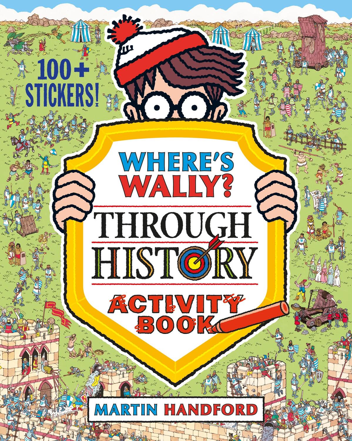 Cover: 9781529503159 | Where's Wally? Through History | Activity Book | Martin Handford