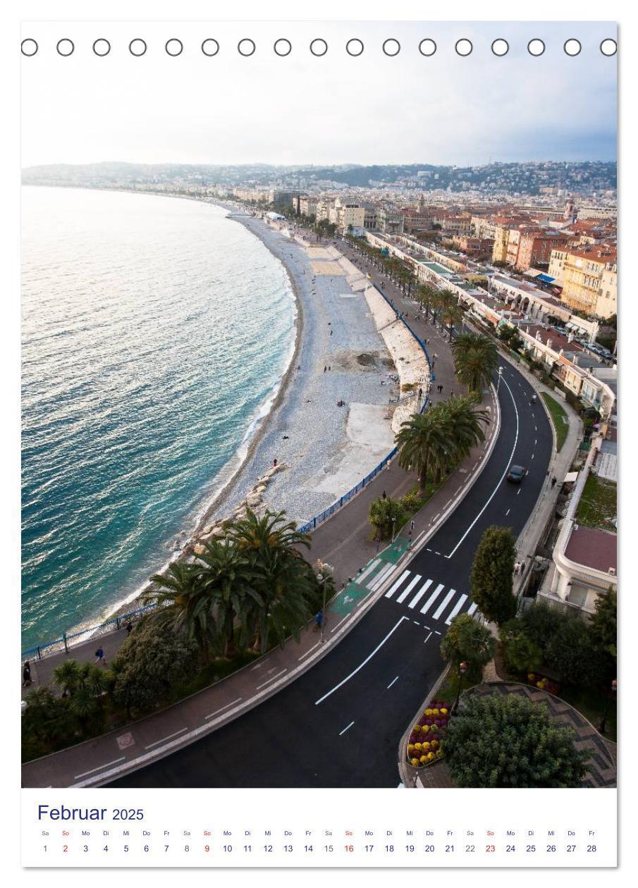 Bild: 9783457013984 | Nizza ¿ Cote d'Azur 2025 (Tischkalender 2025 DIN A5 hoch), CALVENDO...