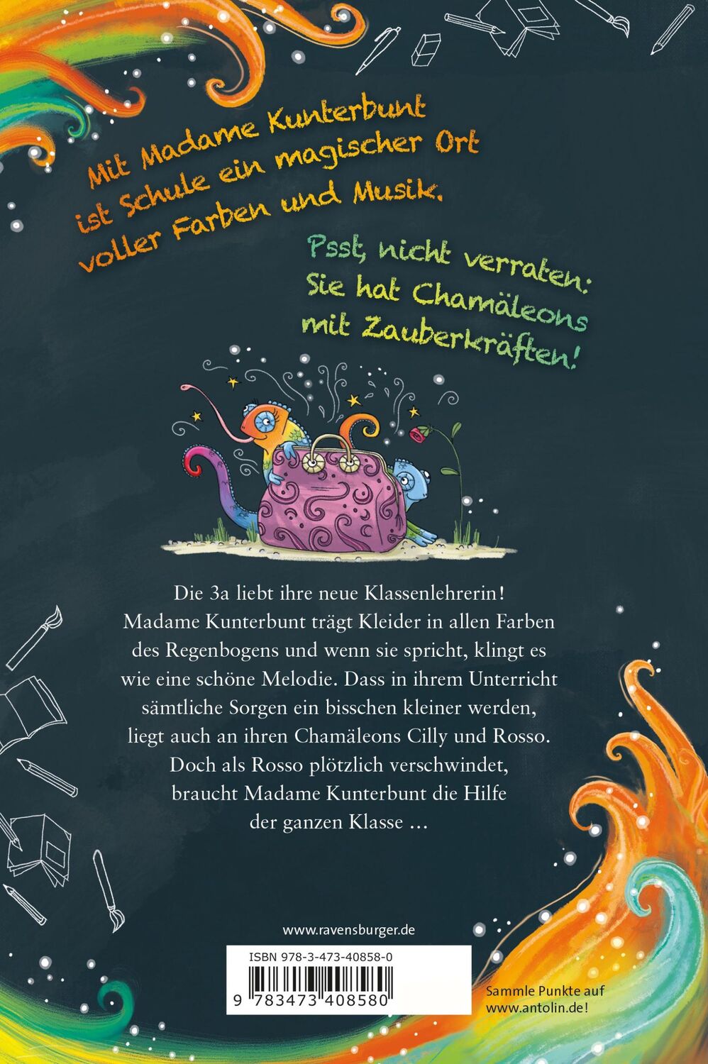 Rückseite: 9783473408580 | Madame Kunterbunt, Band 1: Madame Kunterbunt und das Geheimnis der...