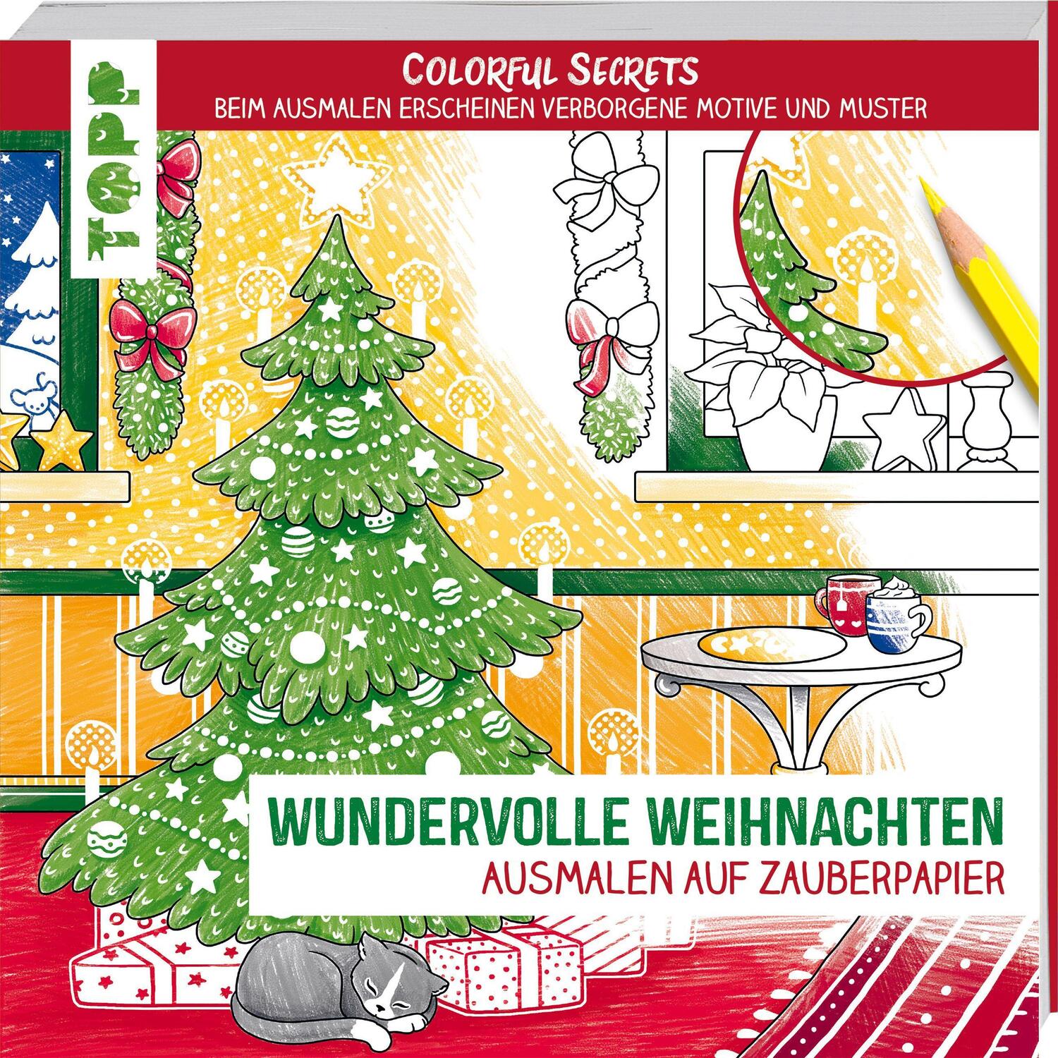 Cover: 9783772447815 | Colorful Secrets - Wundervolle Weihnachten (Ausmalen auf Zauberpapier)