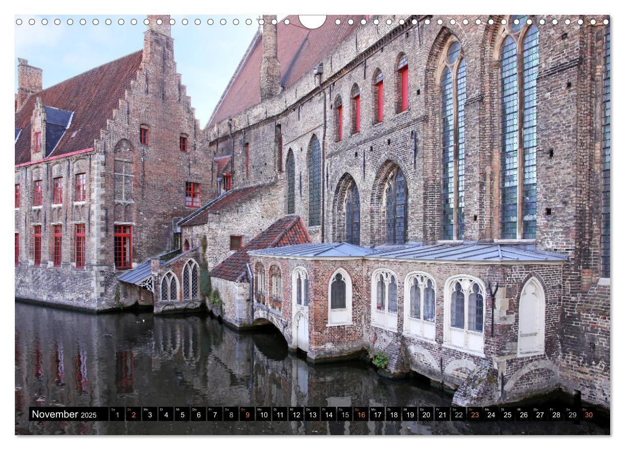 Bild: 9783435307364 | Brügge - Venedig des Nordens (Wandkalender 2025 DIN A3 quer),...