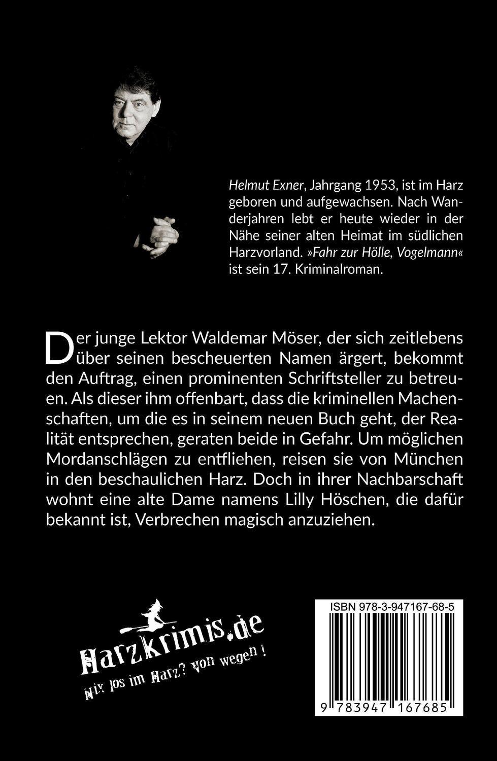 Rückseite: 9783947167685 | Fahr zur Hölle, Vogelmann | Helmut Exner | Taschenbuch | Deutsch