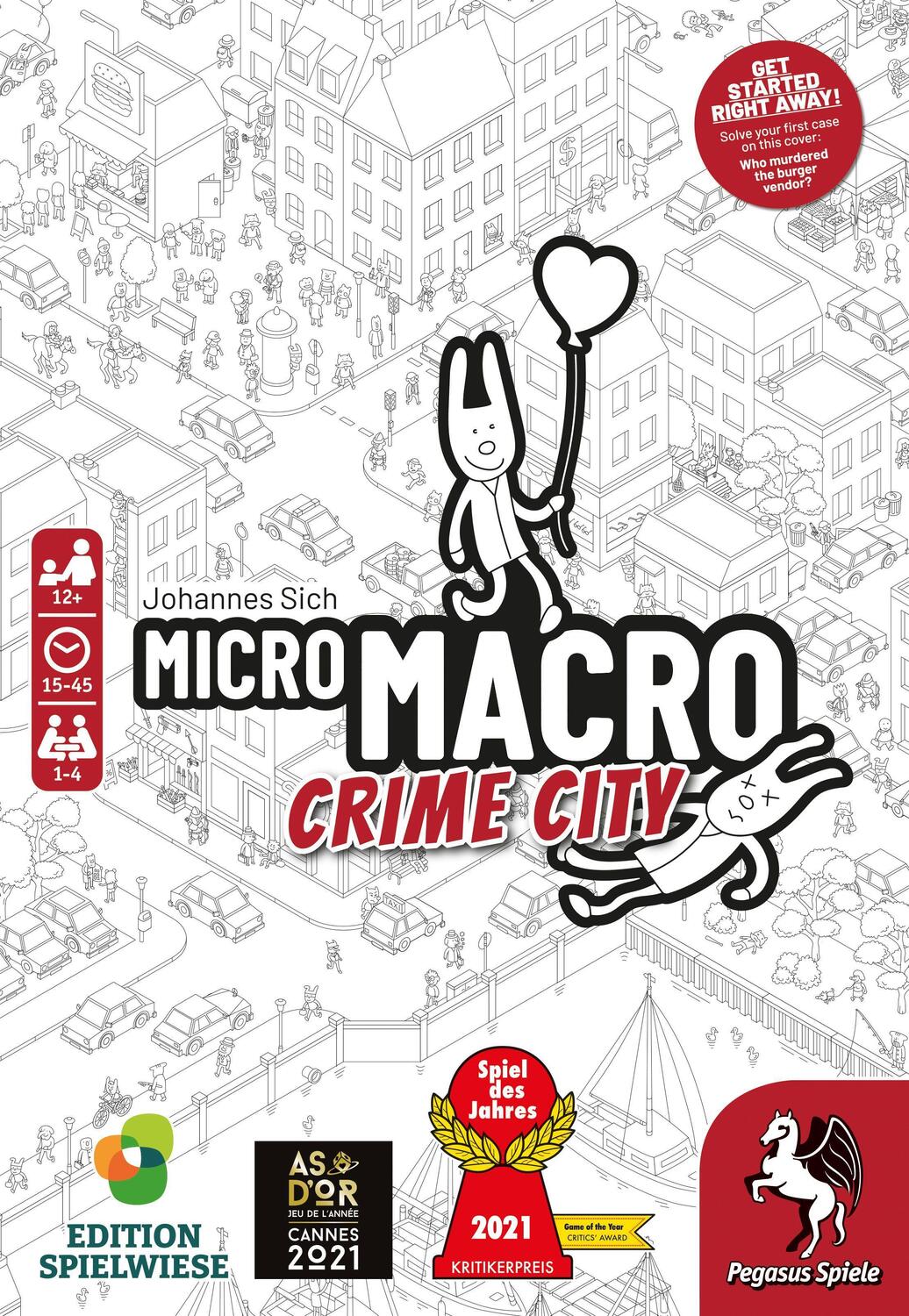 Bild: 4250231728082 | MicroMacro: Crime City (Edition Spielwiese) (English Edition) | Spiel