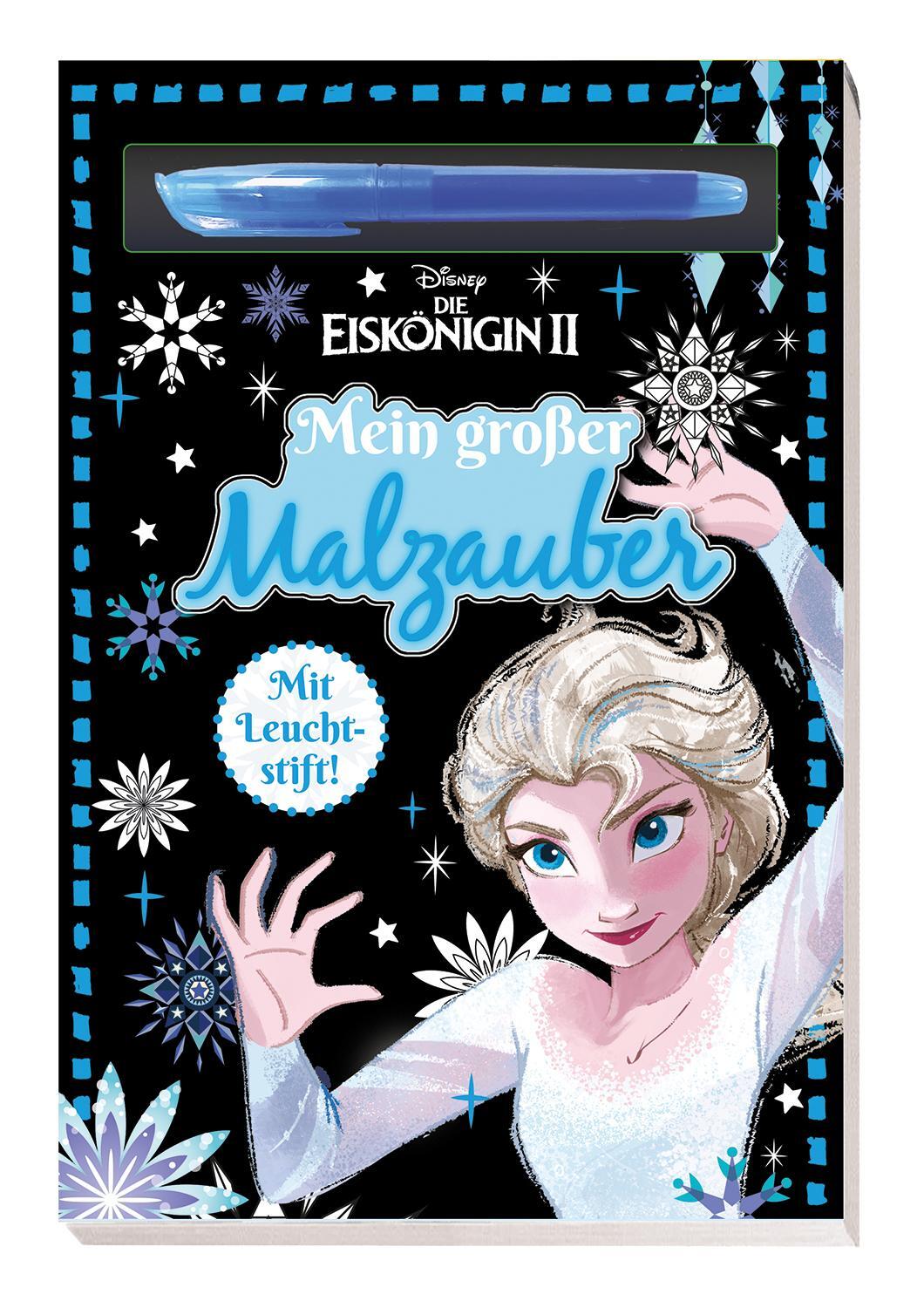 Cover: 9783833243745 | Disney Die Eiskönigin 2: Mein großer Malzauber | Block mit Leuchtstift