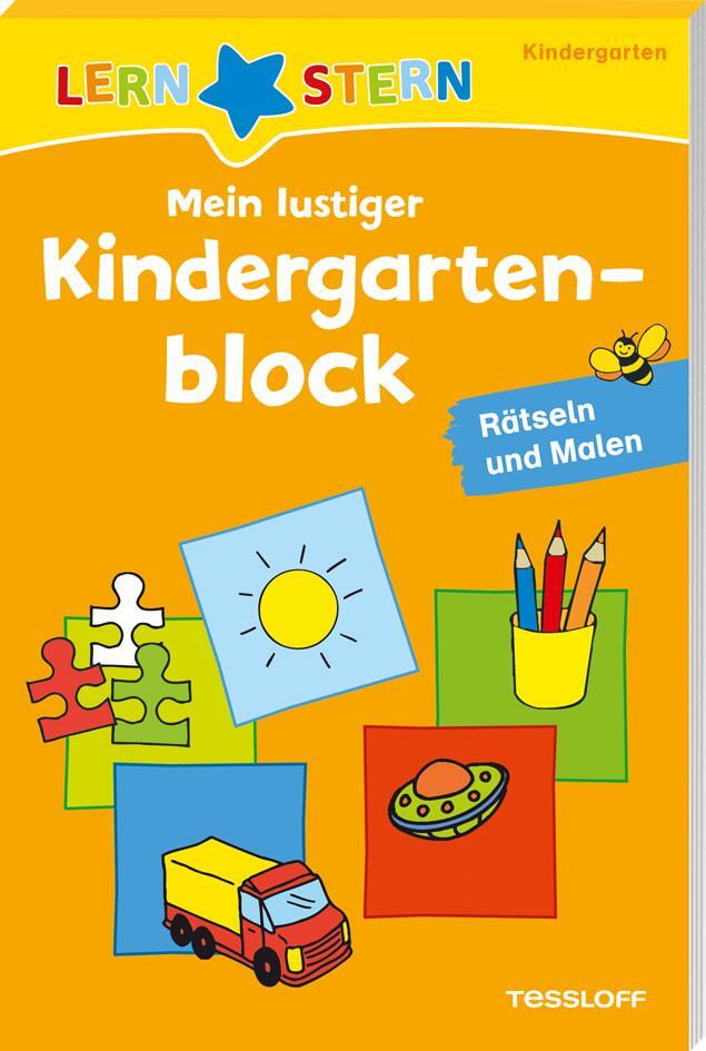 Cover: 9783788626303 | Lernstern: Mein lustiger Kindergartenblock. Rätseln und Malen ab 3...