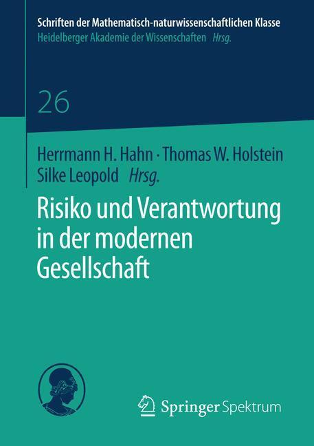 Cover: 9783658063214 | Risiko und Verantwortung in der modernen Gesellschaft | Hahn (u. a.)