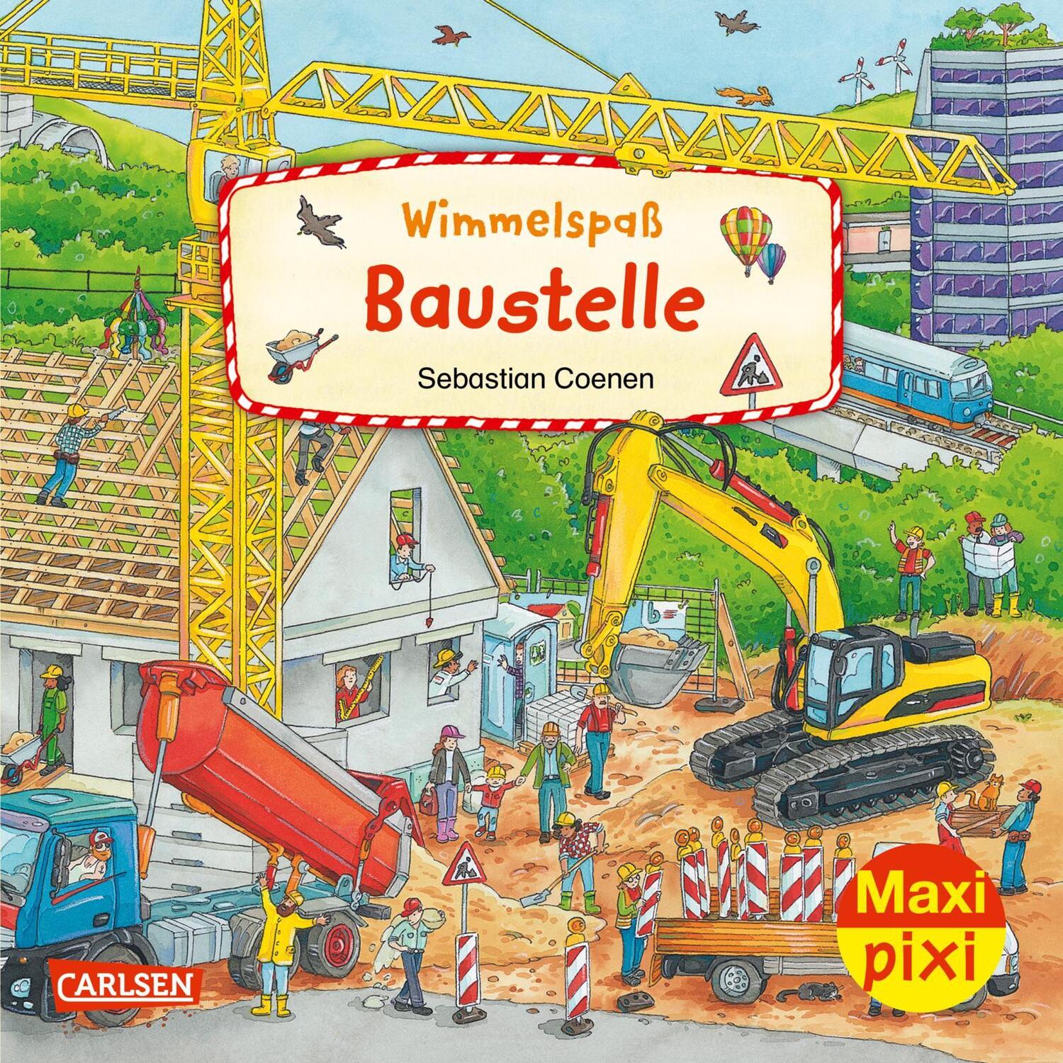 Cover: 9783551059734 | Maxi Pixi 424: VE 5: Wimmelspaß Baustelle (5 Exemplare) | Braun | 2023