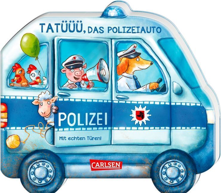 Cover: 9783551171740 | Mein kleiner Fahrzeugspaß: Tatüüü, das Polizeiauto | Sandra Grimm