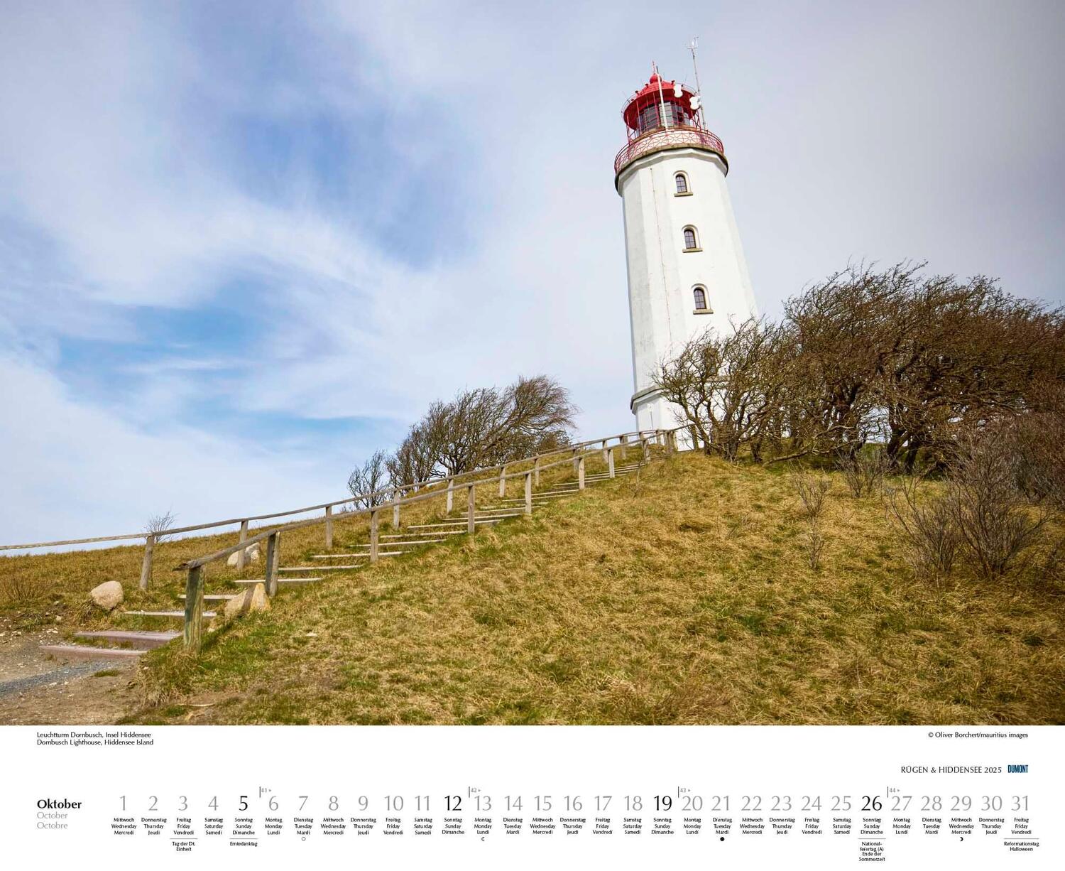 Bild: 4250809652726 | Rügen &amp; Hiddensee 2025 - Wandkalender 52 x 42,5 cm - Spiralbindung