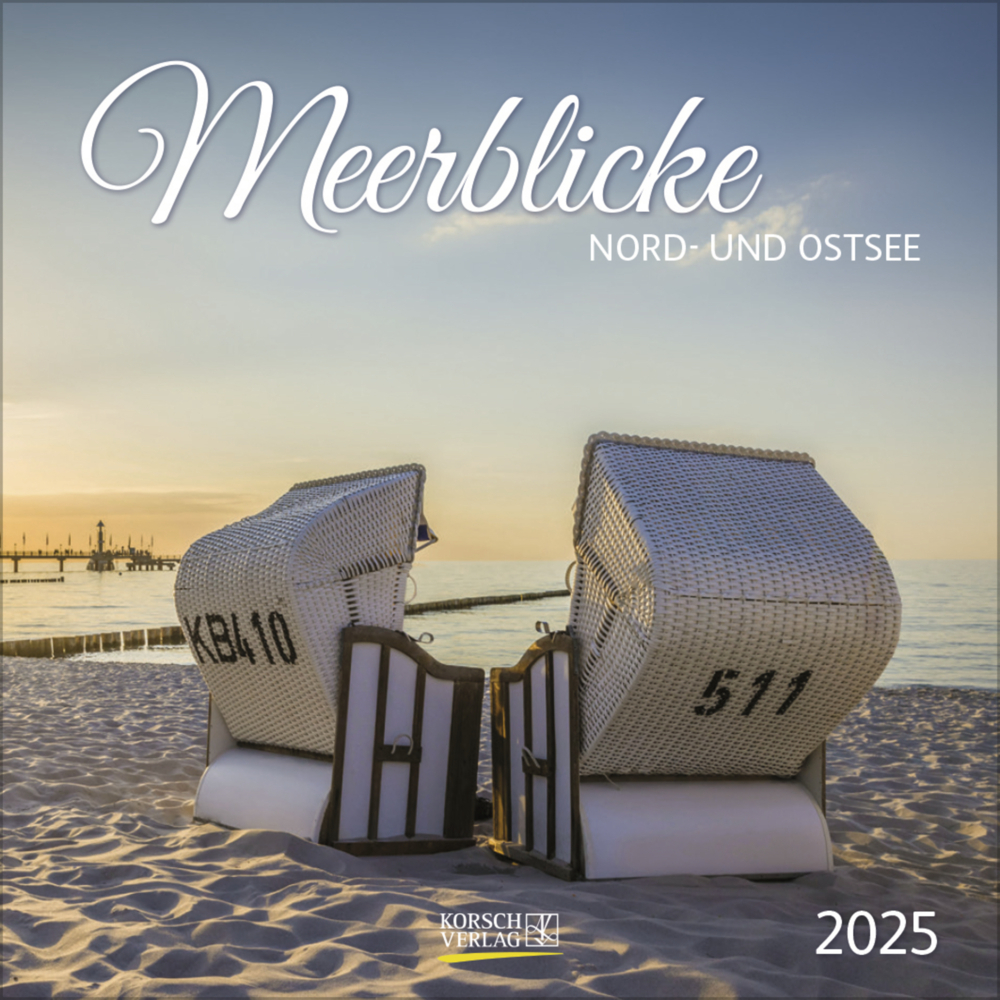 Cover: 9783731876496 | Meerblicke - Nord- und Ostsee 2025 | Korsch Verlag | Kalender | 13 S.